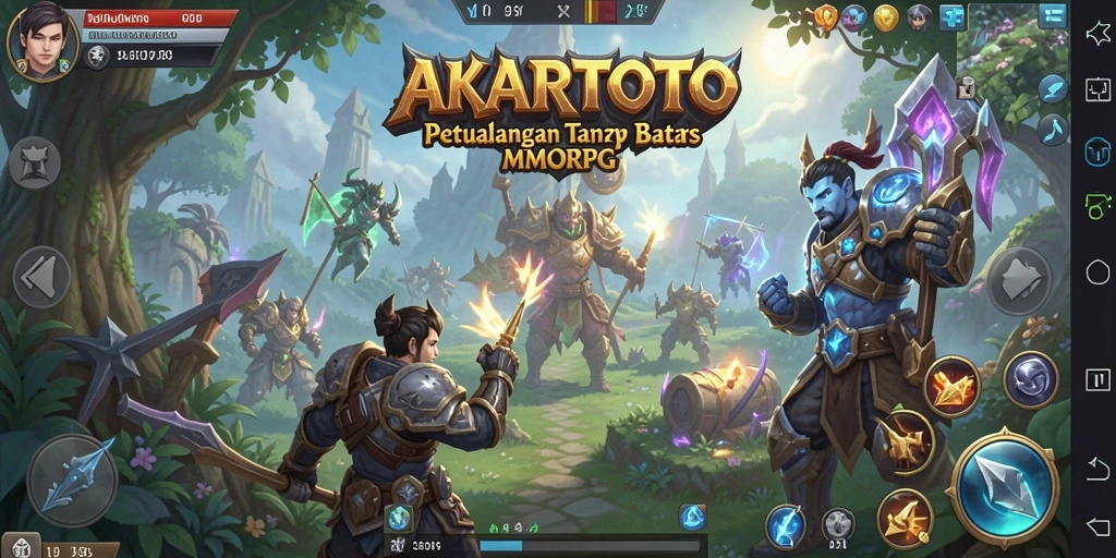 Tampilan menarik dari gameplay AKARTOTO yang mendebarkan.