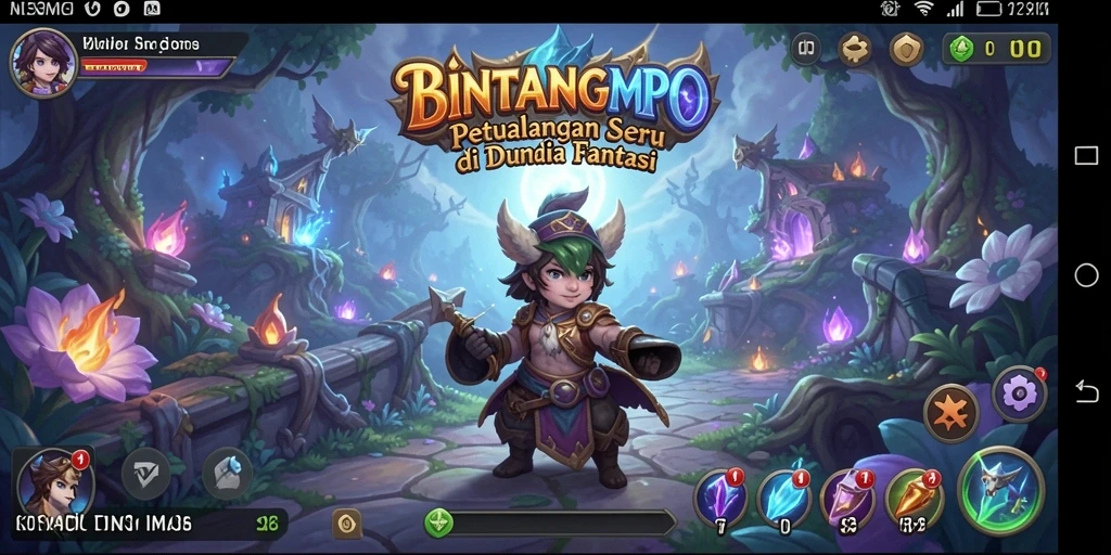 Tampilan gameplay seru saat menjelajahi dunia petualangan.