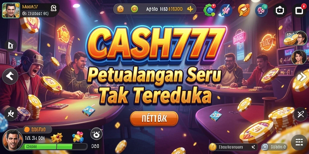 Tampilan gameplay CASH777 yang penuh petualangan dan aksi.