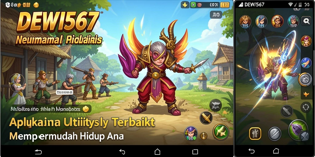 Tampilan aplikasi DEWI567 yang menarik dan mudah digunakan.