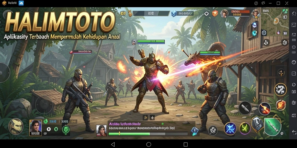 Tampilan antarmuka HALIMTOTO yang user-friendly dan praktis.