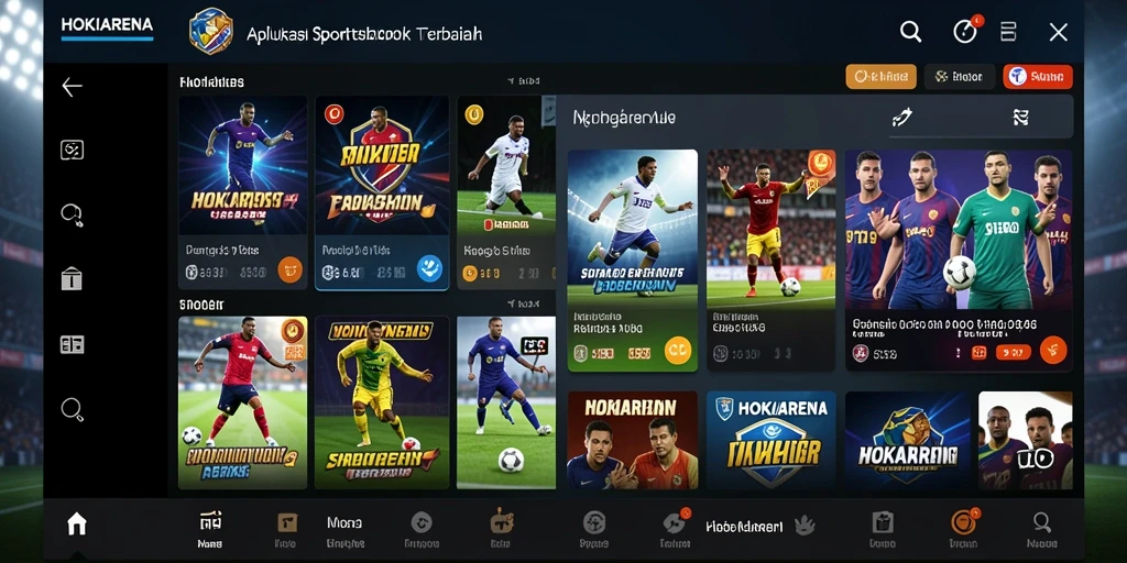 Tampilan gameplay HOKIARENA yang menarik saat bertaruh pada olahraga.