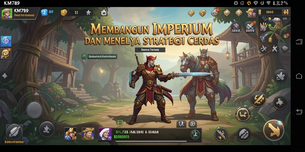 Tampilan gameplay KM789 yang penuh strategi dan pertempuran taktis.